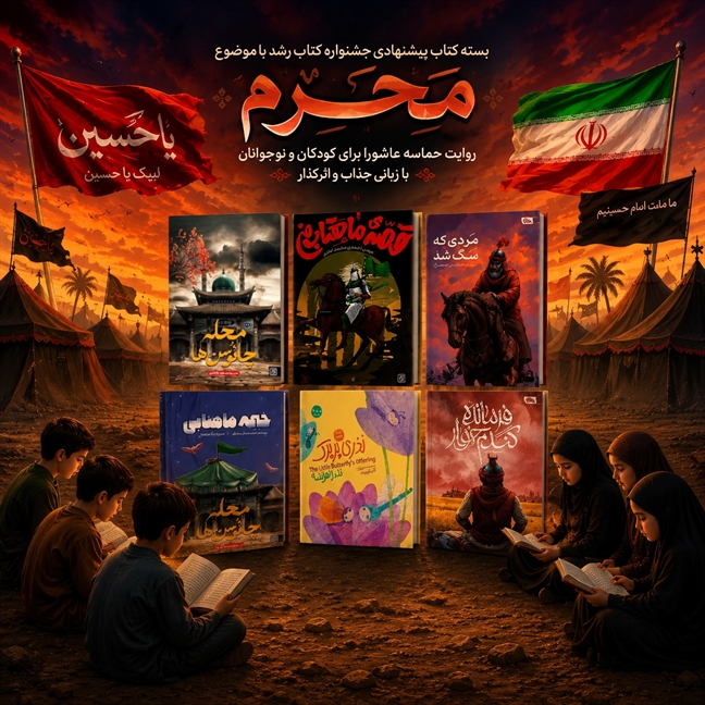 بسته کتاب پیشنهادی جشنواره کتاب رشد با موضوع «عاشورا و فرهنگ حسینی» معرفی شد