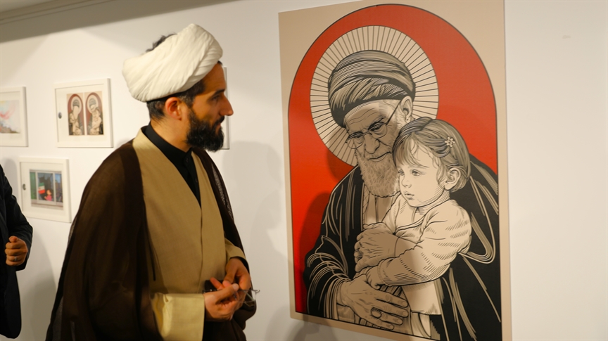 حضور معاون وزیر و رئیس سازمان پژوهش و برنامه‌ریزی آموزشی در مراسم افتتاحیه نمايشگاه «باهم برای ایران» به روايت تصوير