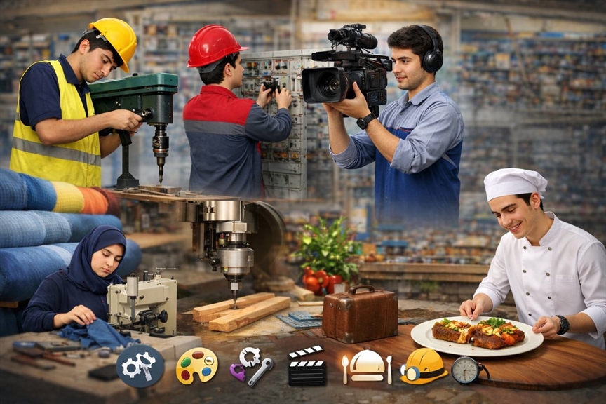 تصویب رشته‌های جدید و بازطراحی شده در شاخه فنی‌و‌حرفه‌‌ای با هدف افزایش تنوع رشته‌ها و همسویی با بازار کار