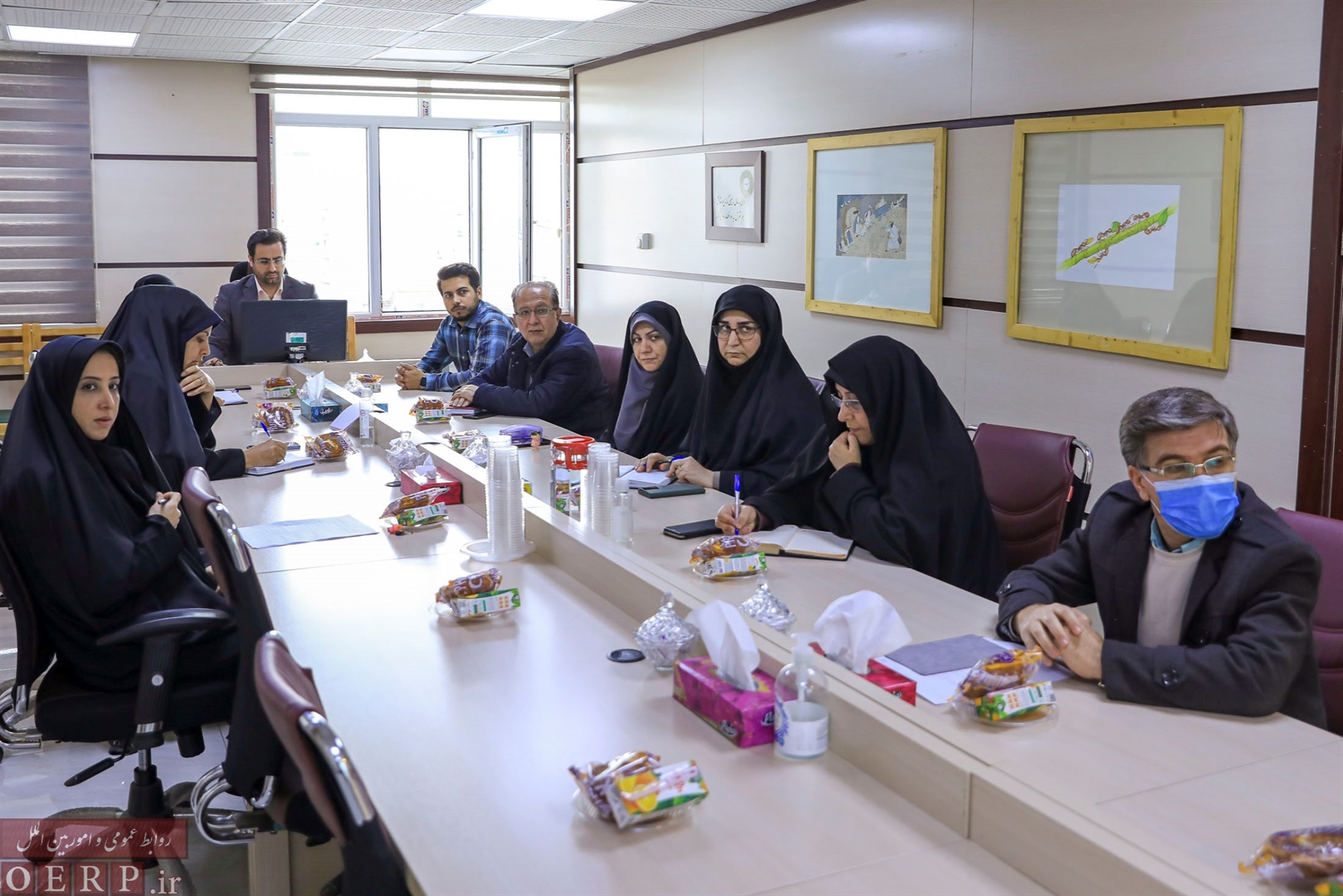  دهمین جلسه رابطان دفاتر سازمان با اداره روابط عمومی 