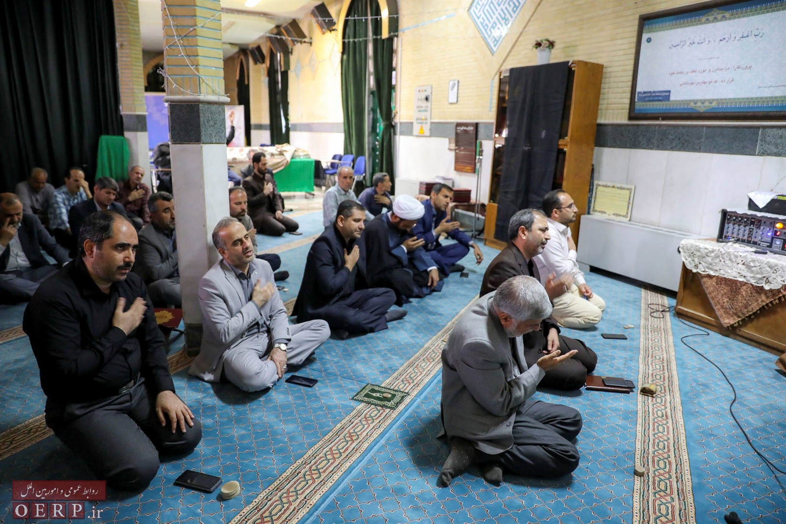 مراسم عزاداري شهادت امام جعفر صادق(ع) در سازمان پژوهش